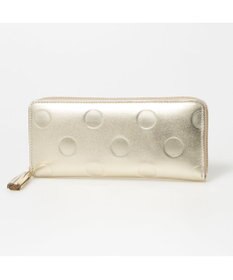 UNBILLION ペルケ perche / ドット型押し・ジャバラカード長財布
