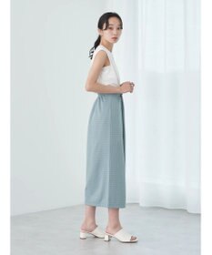 earth music&ecology シェブロン柄タイトスカート