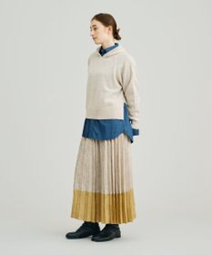 J.PRESS YORK STREET 【WOMEN】ウールカシミヤ フーディニット