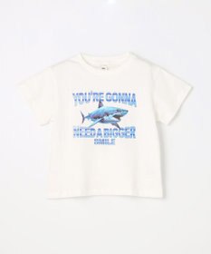 ANY KIDS 【洗濯機可能】サメプリント 半袖Tシャツ