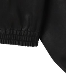 WEGO 【ユニセックス着用ITEM】PUダメージアップリケブルゾン