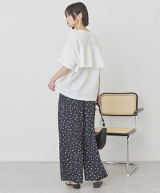 AMERICAN HOLIC 【先行予約】【WEB限定】バックフリル半袖プルオーバー