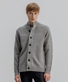 JOSEPH HOMME 【WEB・一部店舗限定  】 シャギーメランジ　ハイネックカーディガン