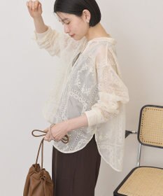AMERICAN HOLIC スキッパーレースブラウス