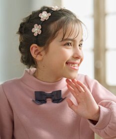 組曲 KIDS 【Fサイズ】フラワーパール カチューシャ