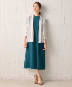 組曲 S 【WEB限定】シアーツイルジャージーショート カーディガン