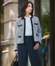 J.PRESS LADIES 【洗える】ヌーディスバックサテン ボウタイ ブラウス