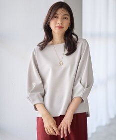 ANY コンフォータブル袖タックブラウス