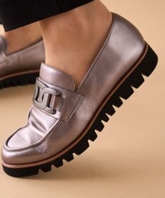 Dominic3 スニーカーソール チェーンモチーフローファー