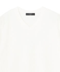 JOSEPH HOMME 新素材【清涼感】メランジクロスジャージー　Vネック半袖カットソー