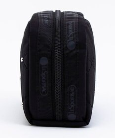 LeSportsac RECTANGULAR COSMETIC/ブラックキルトスタッズ