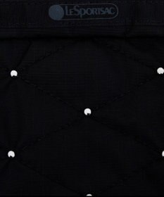 LeSportsac RECTANGULAR COSMETIC/ブラックキルトスタッズ