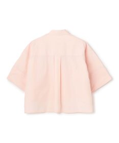 NAVE 【ReNAVE・セットアップ可/洗える/接触冷感/UVケア】コットンポリブロード クロップドシャツ