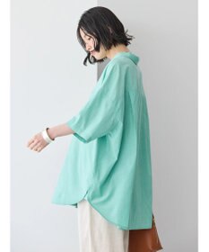 AMERICAN HOLIC 接触冷感＋ＵＶカットＷポケットＢＩＧシャツチュニック