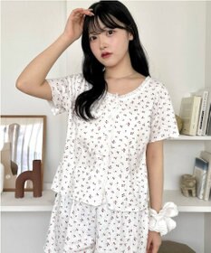 WEGO 総柄セットアップルームウェア