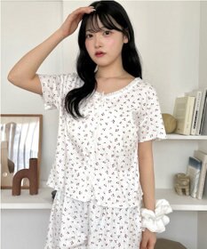 WEGO 総柄セットアップルームウェア