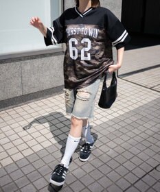 WEGO ナンバリングメッシュビッグT