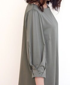 Tiaclasse L 【洗える】大人可愛いバックフレアカットチュニック