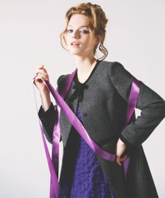 TOCCA 【WEB限定カラー有り】【消臭】MILKY PUFF リボンウールコート