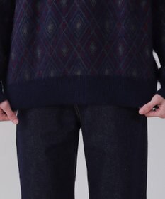 WEGO 【ユニセックス着用ITEM】アーガイルニットポロ