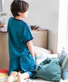 J.PRESS KIDS 【S-Lサイズ】ナップザック付き ルームウェア 上下セット