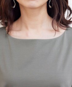 Tiaclasse L 【洗える】大人可愛いバックフレアカットチュニック