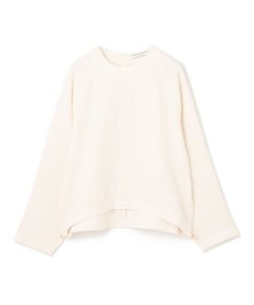 BEIGE， 【洗える】BROOM / スウェット風プルオーバードロストトップス