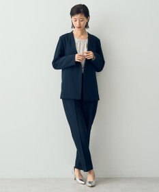 YECCA VECCA ストレッチピンタックパンツ