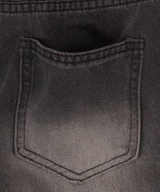 WEGO スリットダメージルーズデニム