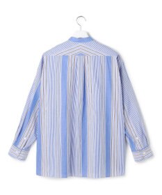 J.PRESS YORK STREET 【UNISEX】マルチストライプ バンドカラーシャツ