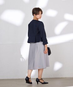 Tiaclasse 【洗える】スタイルアップも叶うピンタックワンピース