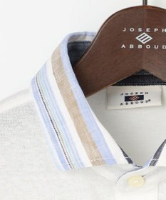 JOSEPH ABBOUD 【リネン素材/吸水速乾/日本素材】リネンハニカム ダディ ポロシャツ
