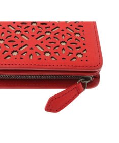 genten ダイヤカットワーク　二つ折り財布