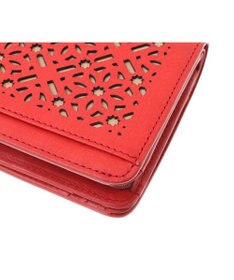 genten ダイヤカットワーク　二つ折り財布