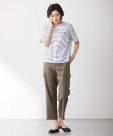 J.PRESS LADIES エンブロイダリー ロゴ Tシャツ