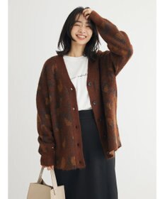 Green Parks 柄アソートニットカーディガン