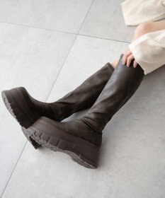 WEGO 厚底ボリュームロングブーツ