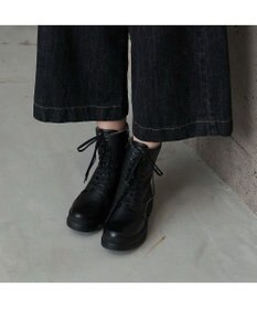 MODE ET JACOMO <carino>厚底レースアップブーツ