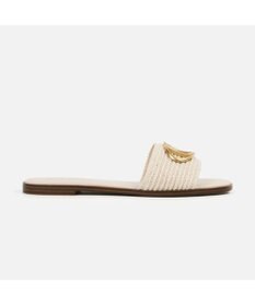 STEVE MADDEN KORA20オーバルロゴモチーフフラットサンダル