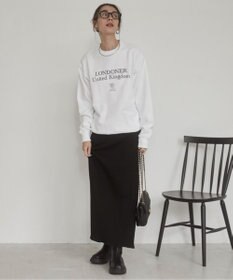 WEGO 【ANGIE VINTAGE】カレッジロゴスウェット