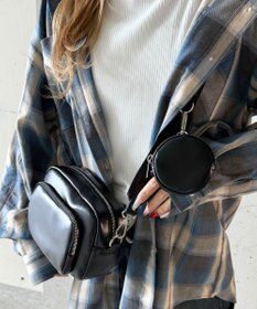 WEGO サークルポーチ付きスクエアショルダー