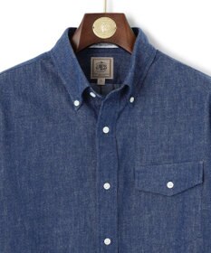 J.PRESS MEN パッチフラップ デニムシャツ /B.D.