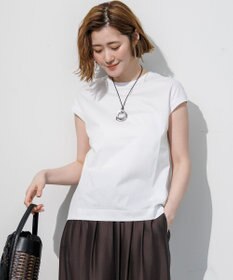 23区 シルキータッチ フレンチスリーブ Tシャツ
