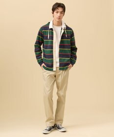 J.PRESS MEN 【フード取り外し可】フーデット ラガーシャツ