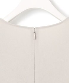 ICB 【WEB限定・洗える】BackSatinGeorgette ラッフルブラウス