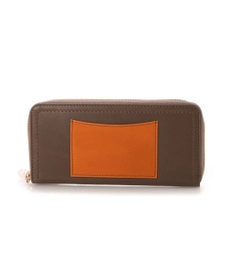 UNBILLION perche ジェムストーンチャームラウンド長財布