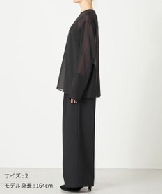 NAVE 【ReNAVE・洗える】シアーボイル ブラウス