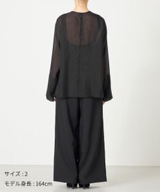 NAVE 【ReNAVE・洗える】シアーボイル ブラウス