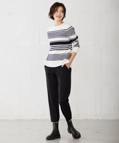 J.PRESS LADIES 【洗える】 バーズアイジャージー パンツ