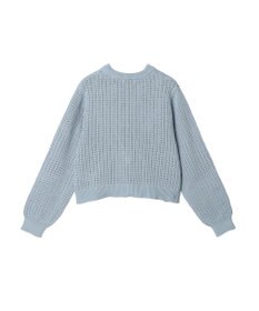 earth music&ecology 透かし柄ポケットカーディガン